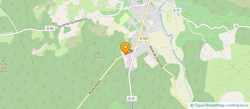 localisation de l'entreprise LES AMIS DE BAUDINARD-SUR-VERDON à BAUDINARD-SUR-VERDON