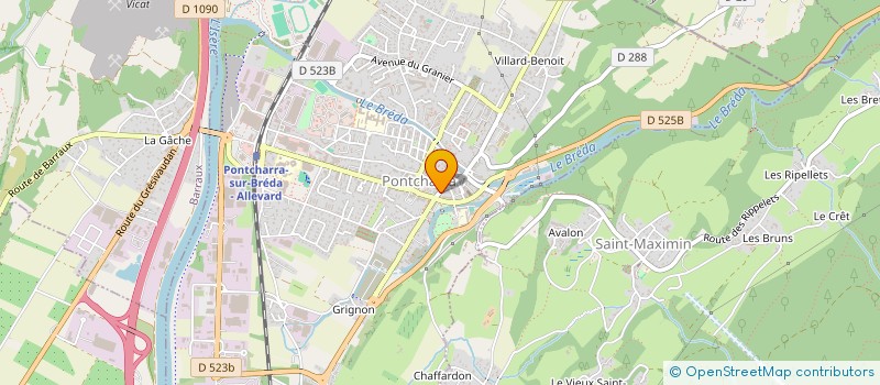 localisation de l'entreprise LES AMIS DE BAYARD  PONTCHARRA