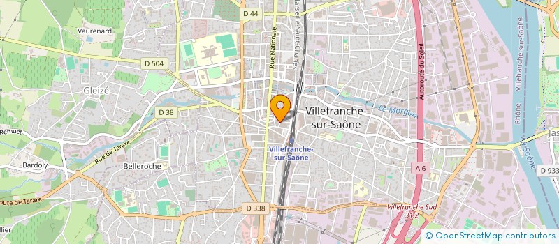 localisation de l'entreprise LES AMIS DE BEAUJOLAIS ENERGIE CITOYENNE à VILLEFRANCHE-SUR-SAONE