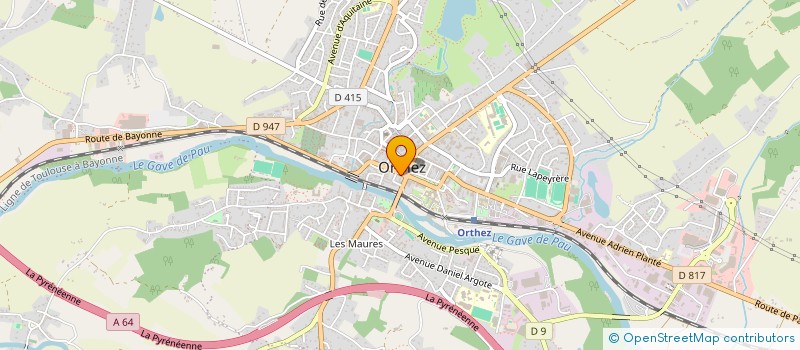 localisation de l'entreprise LES AMIS DE BEOST  ORTHEZ