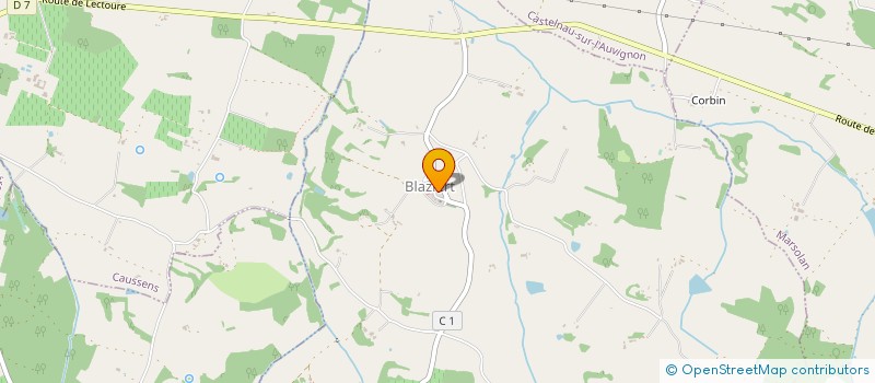 localisation de l'entreprise LES AMIS DE BLAZIERT  BLAZIERT