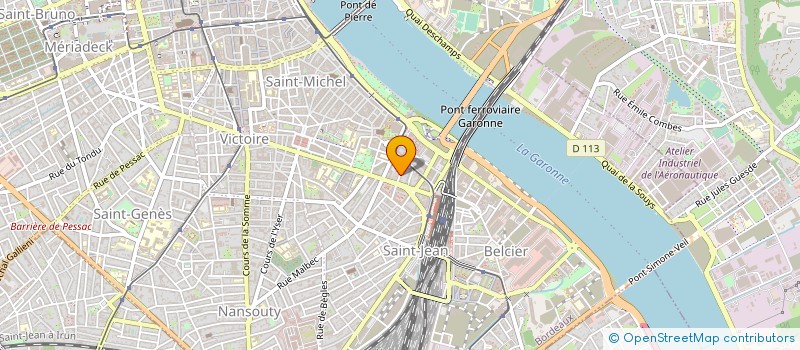 localisation de l'entreprise LES AMIS DE BORDEAUX SUD  BORDEAUX