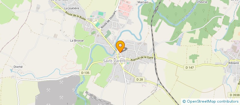 localisation de l'entreprise LES AMIS DE BOUILLE SAINT VARENT  SAINT-VARENT