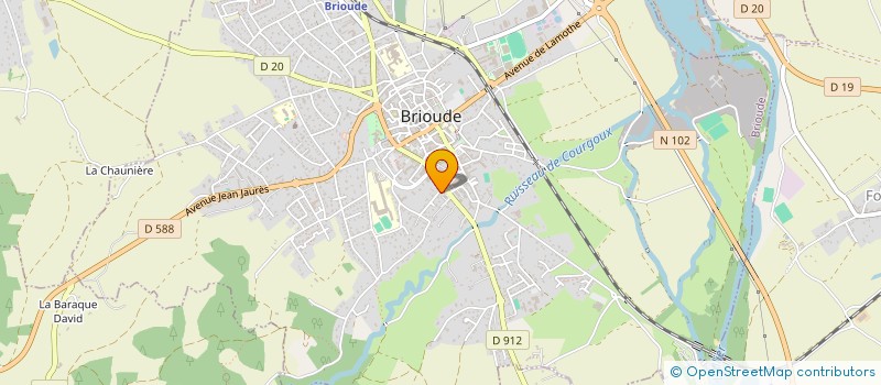 localisation de l'entreprise LES AMIS DE BRIOUDE RIVE GAUCHE à BRIOUDE