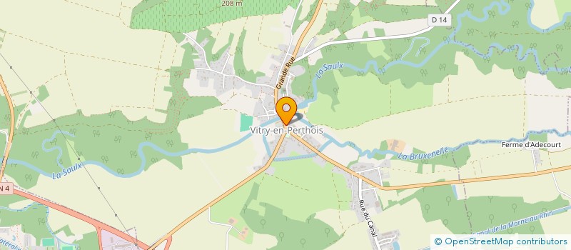 localisation de l'entreprise LES AMIS DE BRUXENELLE  THIEBLEMONT-FAREMONT