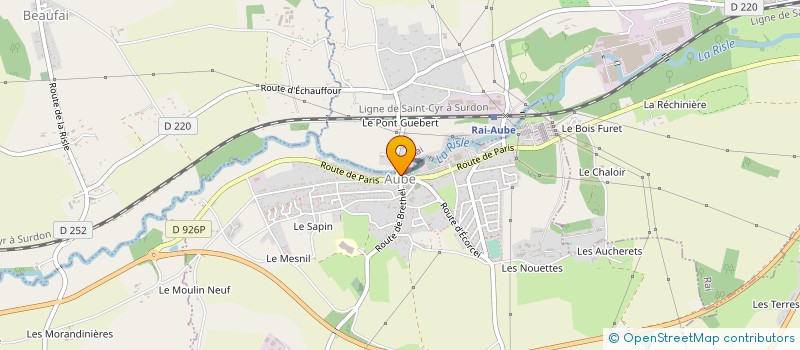 localisation de l'entreprise LES AMIS DE CADICHON à AUBE