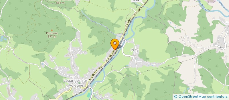 localisation de l'entreprise LES AMIS DE CARL GUSTAV JUNG  LEPANGES-SUR-VOLOGNE