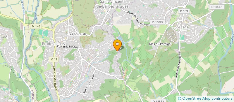 localisation de l'entreprise LES AMIS DE CASSAGNOLE  ASSAS