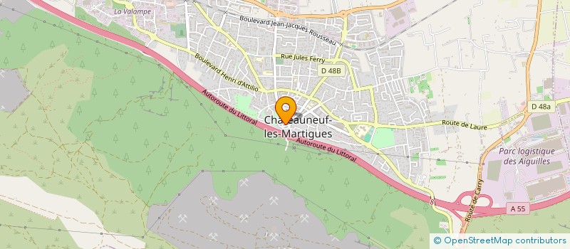 localisation de l'entreprise LES AMIS DE CASTRUM VETUS à CHATEAUNEUF-LES-MARTIGUES
