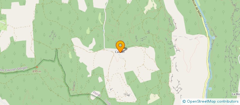 localisation de l'entreprise LES AMIS DE CAUVEL  MASSEGROS CAUSSES GORGES