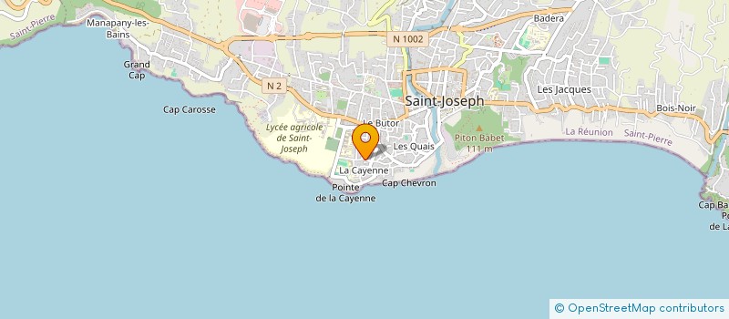localisation de l'entreprise LES AMIS DE CAYENNE à SAINT-JOSEPH