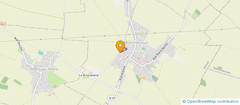 localisation de l'entreprise LES AMIS DE CH'TIR à MONCHECOURT