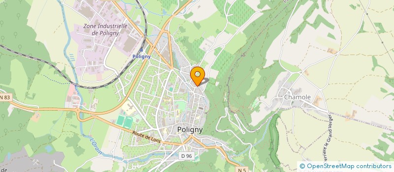 localisation de l'entreprise LES AMIS DE CHARCIGNY  POLIGNY