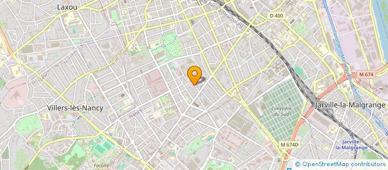 localisation de l'entreprise LES AMIS DE CHARLES  NANCY