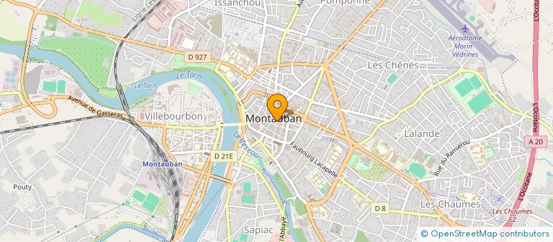 localisation de l'entreprise LES AMIS DE CHARLES ET PAUL  MONTAUBAN