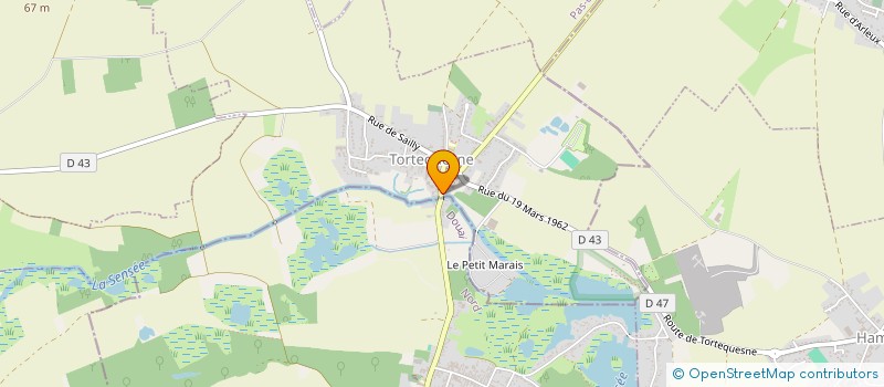 localisation de l'entreprise LES AMIS DE CHENAUMOINE  TORTEQUESNE