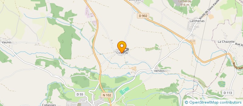 localisation de l'entreprise LES AMIS DE CIVEYRAC  LOUDES