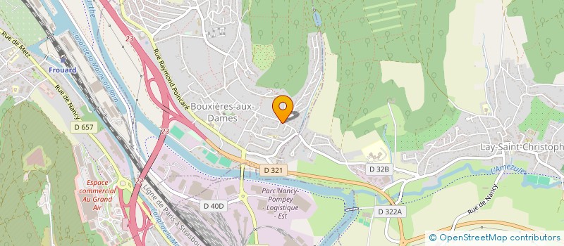 localisation de l'entreprise LES AMIS DE CLAIRJOIE  BOUXIERES-AUX-DAMES