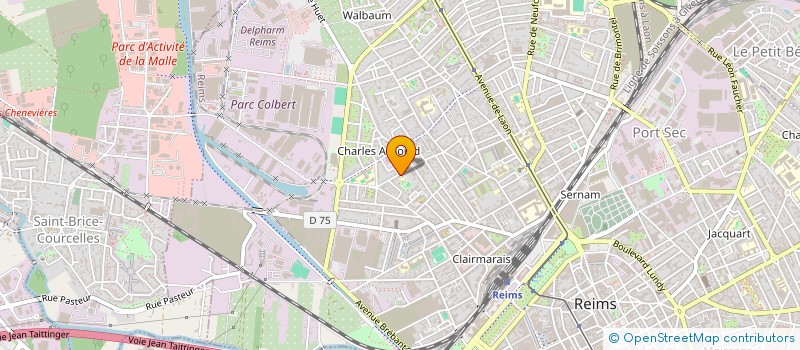 localisation de l'entreprise LES AMIS DE CLAIRMARAIS  REIMS