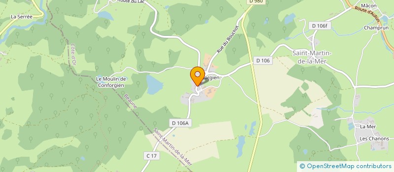 localisation de l'entreprise LES AMIS DE CONFORGIEN  SAINT-MARTIN-DE-LA-MER