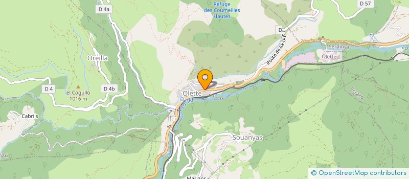 localisation de l'entreprise LES AMIS DE CONTE  OLETTE