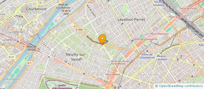localisation de l'entreprise LES AMIS DE CRESCENDO à NEUILLY-SUR-SEINE
