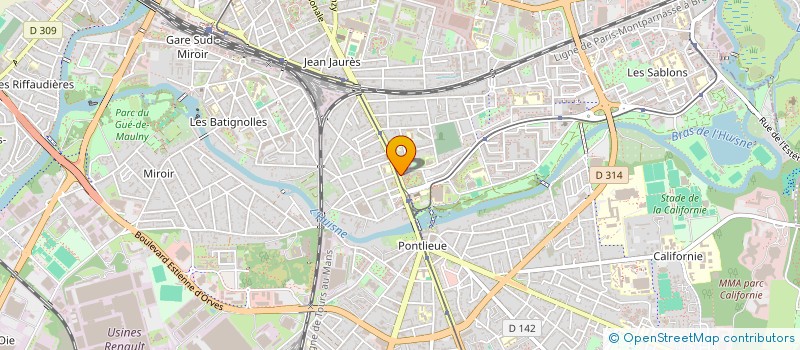 localisation de l'entreprise LES AMIS DE CROIZAT à LE MANS