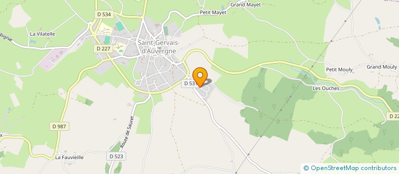 localisation de l'entreprise LES AMIS DE CROIZET à ESPINASSE