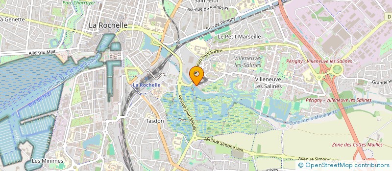 localisation de l'entreprise LES AMIS DE CUBA - CHARENTE MARITIME  LA ROCHELLE