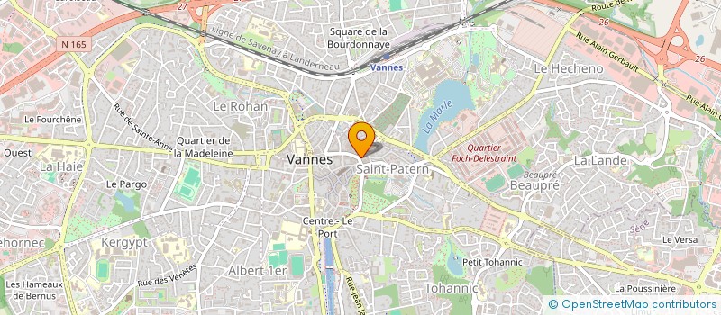 localisation de l'entreprise LES AMIS DE DAENDREVI à VANNES
