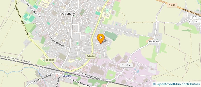 localisation de l'entreprise LES AMIS DE DANA  CAUDRY