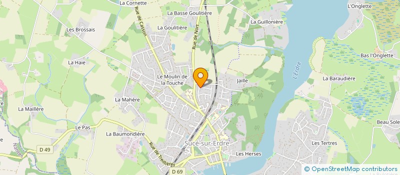 localisation de l'entreprise LES AMIS DE DEE DEE  SUCE-SUR-ERDRE