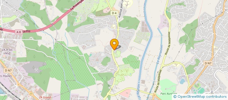 localisation de l'entreprise LES AMIS DE DIANE à FREJUS
