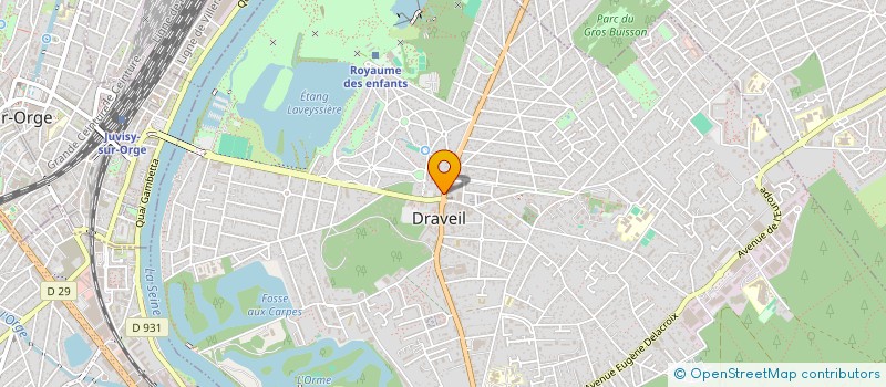 localisation de l'entreprise LES AMIS DE DIDIE à DRAVEIL