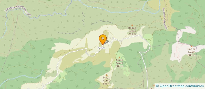 localisation de l'entreprise LES AMIS DE DJANG SEM LING, CONNAISSANCE DU TIBET  FOURNES-CABARDES