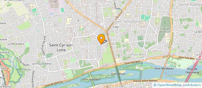 localisation de l'entreprise LES AMIS DE DOMINIQUE SPIESSERT  SAINT-CYR-SUR-LOIRE