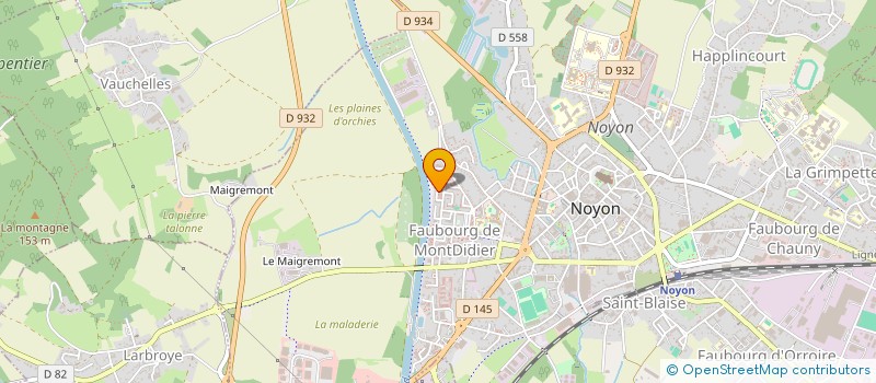 localisation de l'entreprise LES AMIS DE FATSHI  NOYON