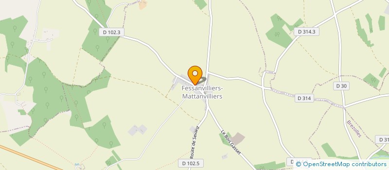 localisation de l'entreprise LES AMIS DE FESSANVILLIERS à FESSANVILLIERS-MATTANVILLIERS