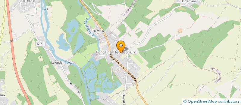 localisation de l'entreprise LES AMIS DE FONTAINE HEUDEBOURG  CLEF VALLEE D'EURE