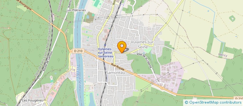 localisation de l'entreprise LES AMIS DE FONTAINEBLEAU  SAMOREAU