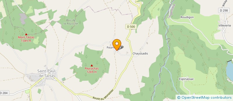 localisation de l'entreprise LES AMIS DE FOURMAGNE  SAINT-PAUL-DE-TARTAS