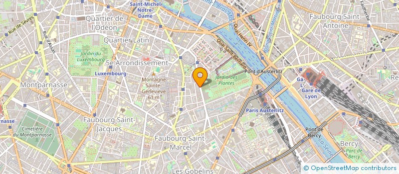localisation de l'entreprise LES AMIS DE FUOCO E CENERE  PARIS