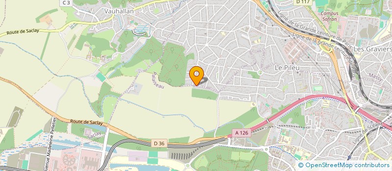 localisation de l'entreprise LES AMIS DE GENEVIEVE GALLOIS à VAUHALLAN