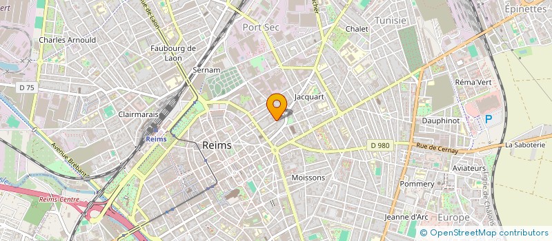 localisation de l'entreprise LES AMIS DE GEORGES  REIMS