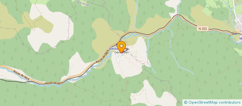 localisation de l'entreprise LES AMIS DE GEVAUDAN à BARREME