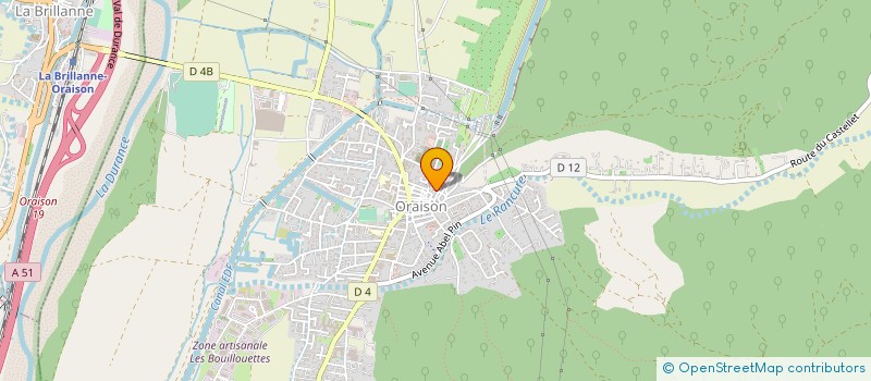 localisation de l'entreprise LES AMIS DE GIOIA à ORAISON