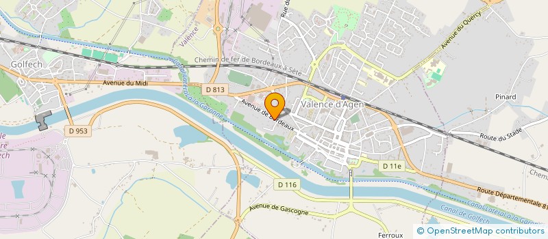 localisation de l'entreprise LES AMIS DE GREZAS à VALENCE
