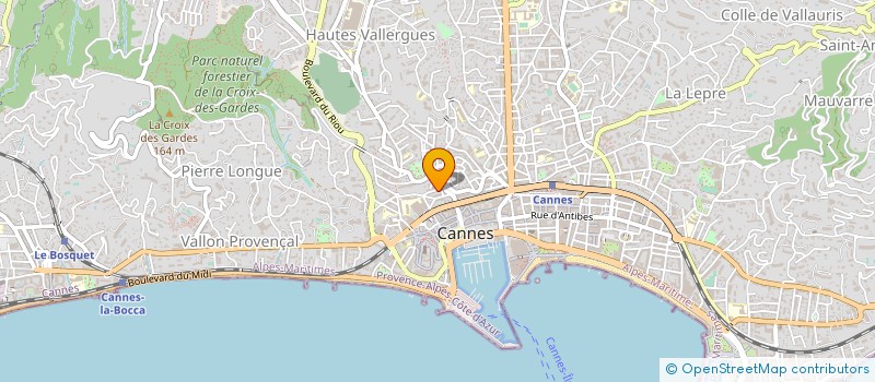 localisation de l'entreprise LES AMIS DE GUIGNOL à CANNES
