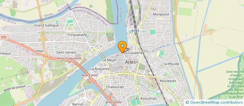 localisation de l'entreprise LES AMIS DE GUY RENNE à ARLES