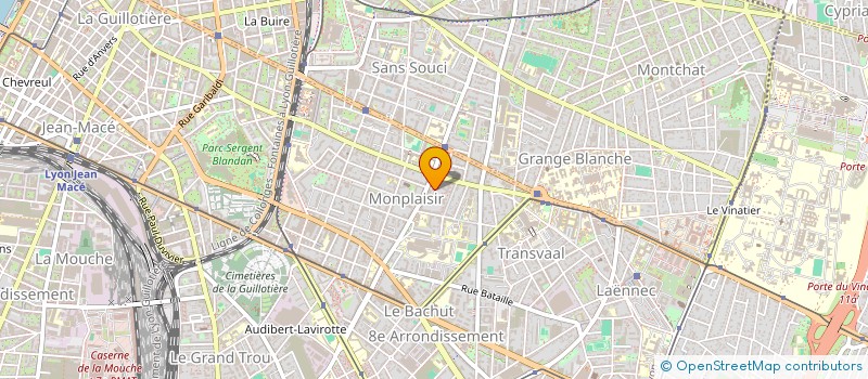 localisation de l'entreprise LES AMIS DE HI  LYON